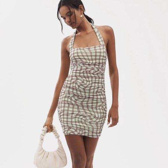 AFRM Dresses & Skirts - New AFRM x Anthropologie Halter Dress – Size M MSRP $98